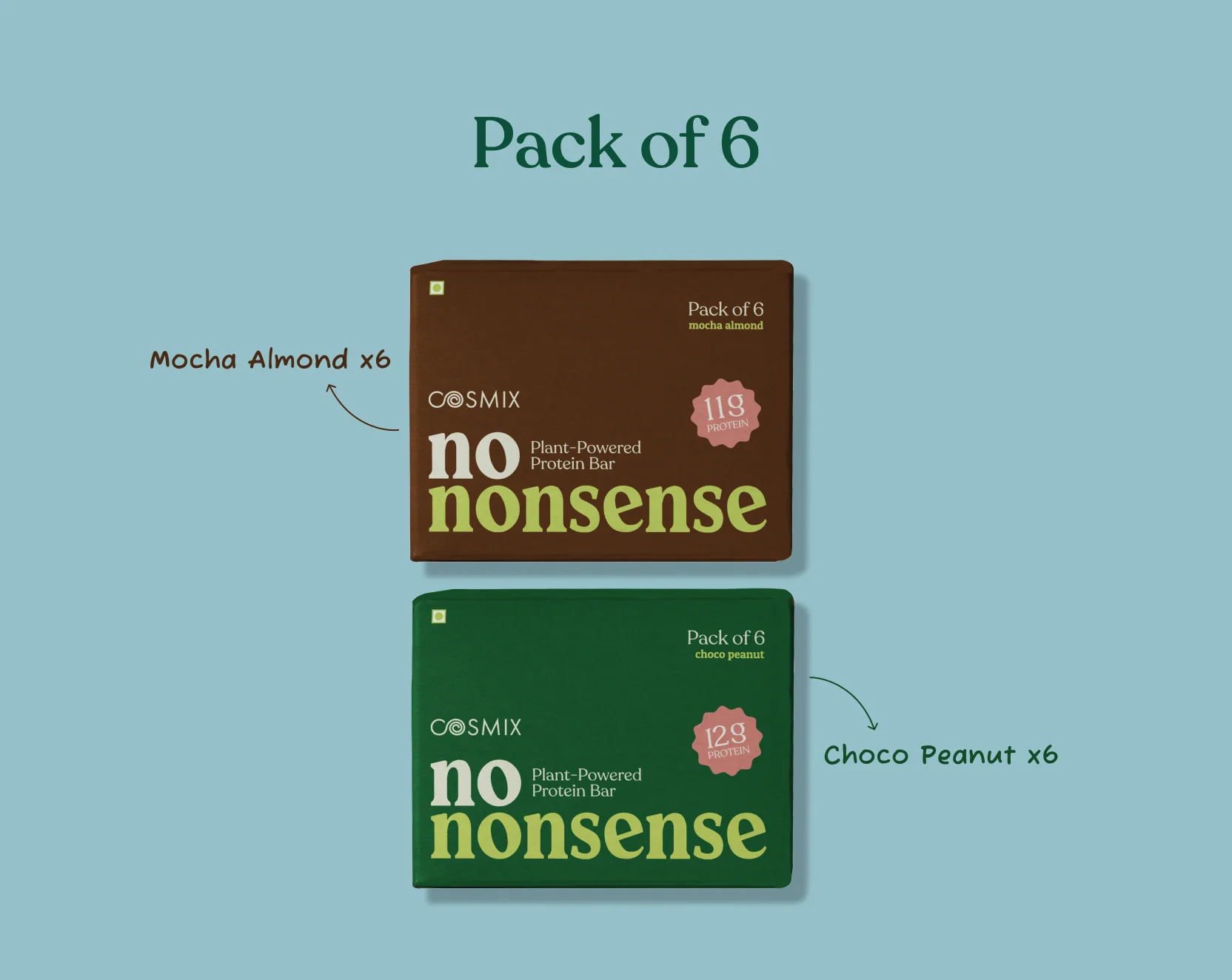 No-Nonsense Protein Bar - Choco Peanut | Pack of 6 | 270g - Image 8