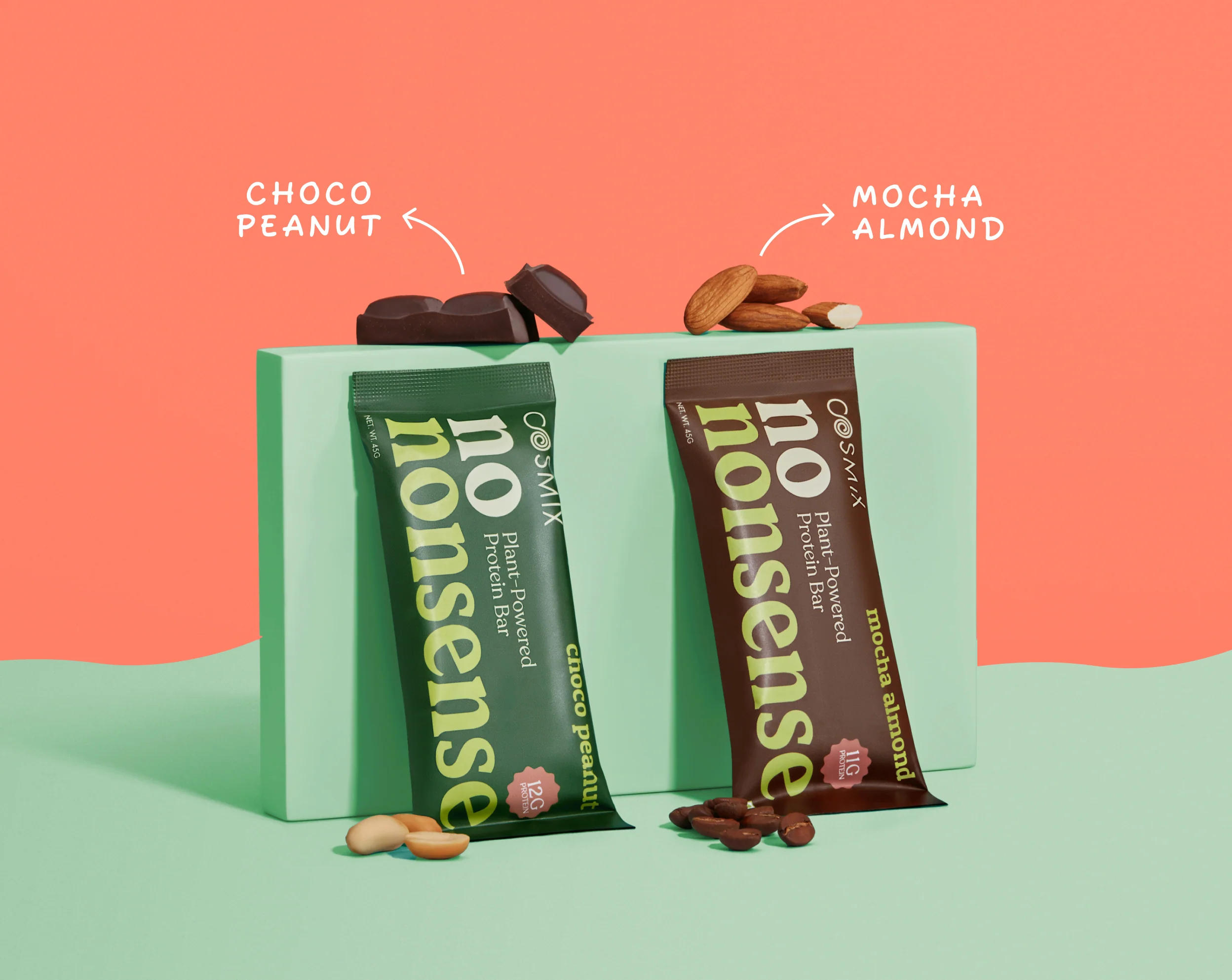 No-Nonsense Protein Bar - Mocha Almond | Pack of 6 | 270g - Image 6